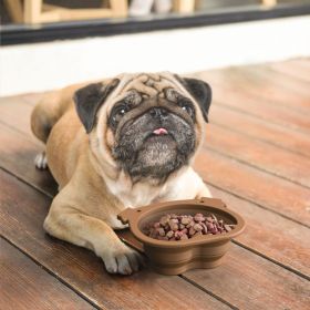 Silicone folding bowl dog automatic feeder outdoor travel portable dog food bowl pet supplies Silicone folding bowl dog automatic feeder outdoor travel portable dog food bowl pet supplies